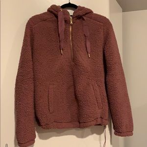 Old Navy 1/2 Zip Cozy Sherpa Sweatshirt